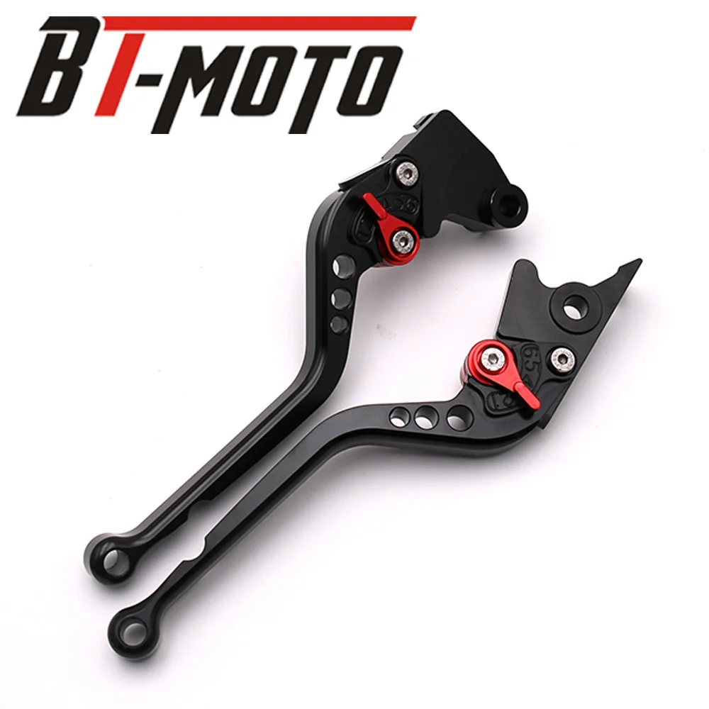 long black Для HONDA CBR 600 F2 F3 F4 F4I 1991-2007 мотоциклетные Регулируемые тормозные рычаги сцепления логотип CBR - Цвет: long black