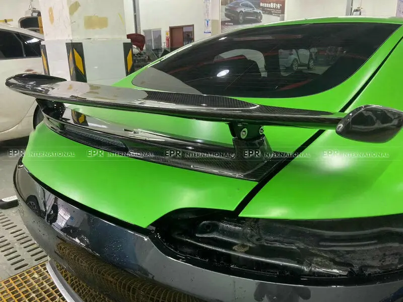 

For MERCEDES BENZ AMG GT 4Door GTR-Style Carbon Fiber Glossy Rear Trunk GT spoiler Wing Exterior Lip Trim bodykits diffusers