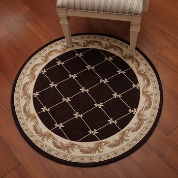 

Jane European Home Living Room Bedroom Computer Chair Hanging Basket Carpet Study Bedside Round Blanket