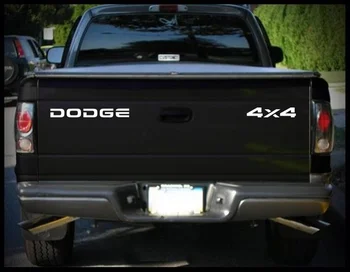 

For 1Set/2Pcs White dodge dakota tailgate decal sticker 4x4 set