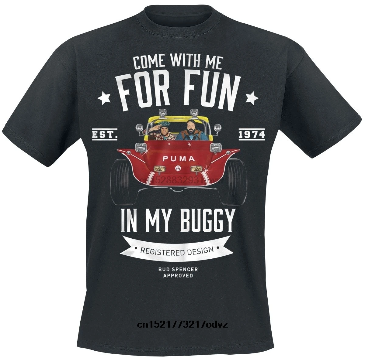 Men T shirt Buggy Bud Spencer funny t-shirt novelty tshirt women | Мужская одежда