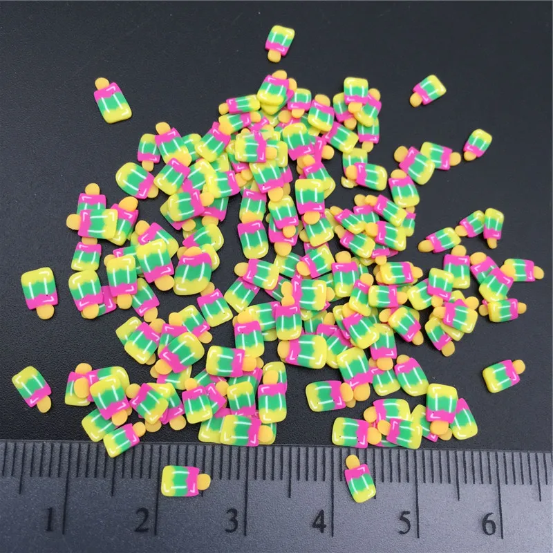50 г ледяная палочка Fimo Полимерная глина посыпать для детей dIY, мягкая глина для рукоделия глина/Нейл-арт/украшение для альбома DIY, наполнитель слизи