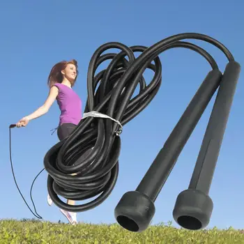 

Gym Skipping Rope Boxing Speed Exercise Fitness Black Portable