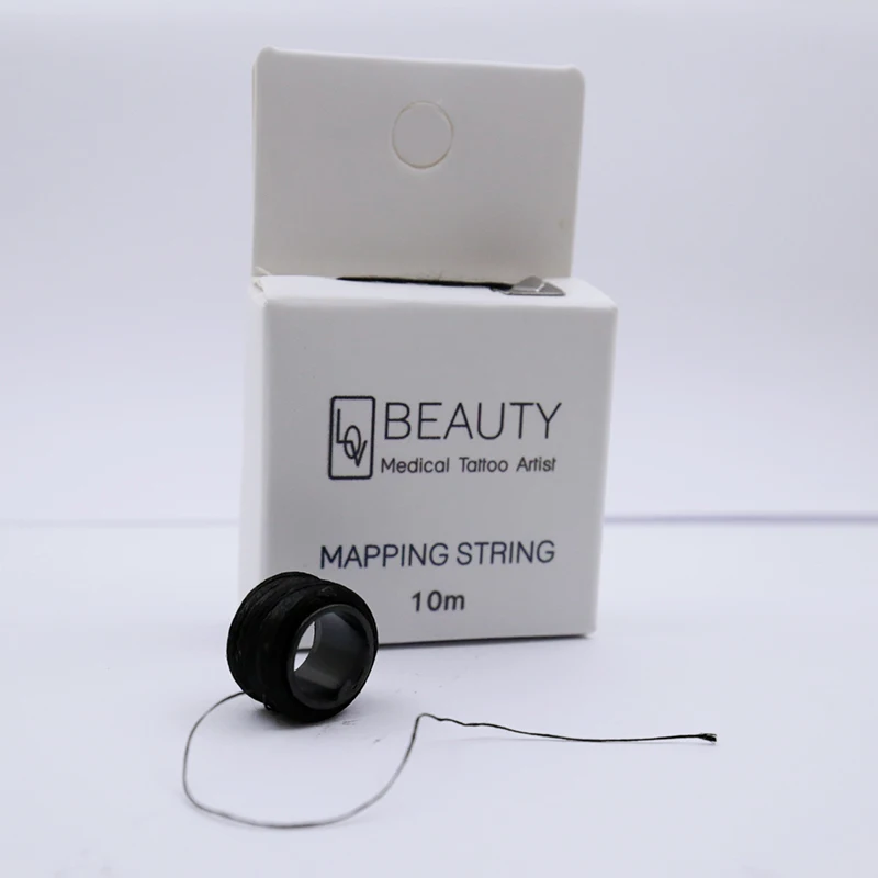 Картографическая пре-чернильная струна для микроблейдинга eyebow Make Up dying Liners Thread Semi Permanent позиционирование бровей измерительный инструмент