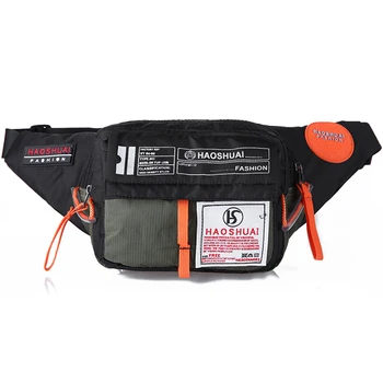 

Men Women Purses Waist Bag Handsfree Multi Pockets Zipper Nylon Adjustable Strap Pouch Money Fanny Pack Soft Sports Outdoor