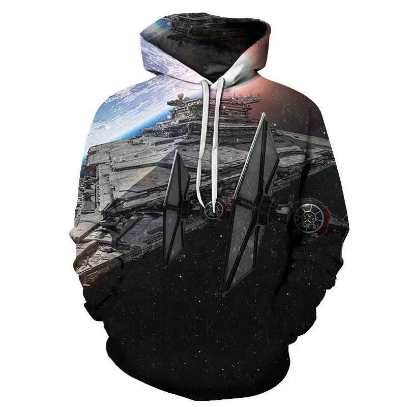 

Star Wars Printed Hoodies Mens 3D Design Sweatshirts Hoody For Male Funny Streetwear Man Tracksuit Asian size s-6xl