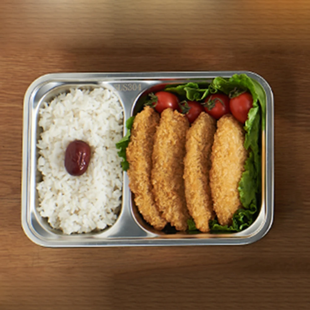 

Food Snack Storage Bento Case Stainless Steel Student Office Insulated Lunch Box for Kids School Food Container
