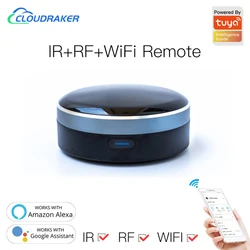 WIFI Smart RF433 IR Remote Control Universal Infrared Controller for TV AC DVD Garage Door Works with Siri Google Home Alexa