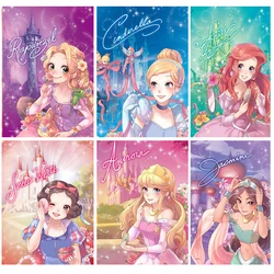 Pintura de diamantes de princesa de Disney para niños, pintura de personaje de dibujos animados, chica, 5D, bricolaje, Hobby, bordado completo, regalo para niños, mosaico, decoración del hogar