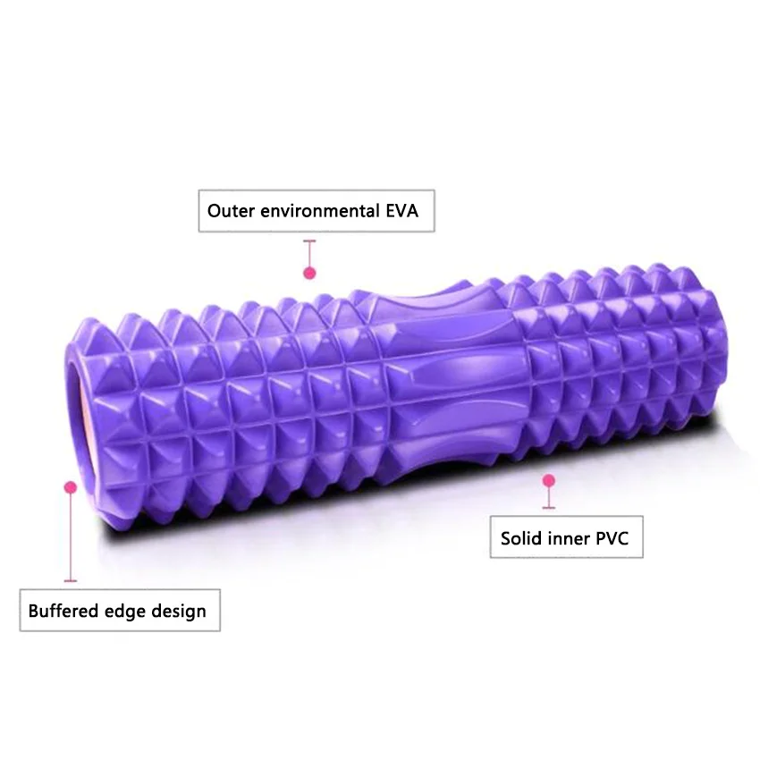 Comprar ROEGADYN rodillo fitness negro Yoga espuma rodillo accesorios para Yoga y ejercicios Yoga cubo espuma rodillo músculo relajar espuma rodillo masaje