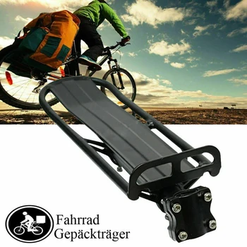 

Universal Bicycle Luggage Carrier Trunk Cargo Rear Rack Shelf Cycling Seatpost Bag Holder Stand for MTB bikes with Install Tools