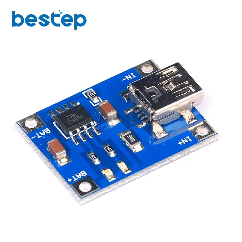 

New 1PCS 5V Mini USB 1A Lithium Battery Charging Board TP4056 Charger Module DIY