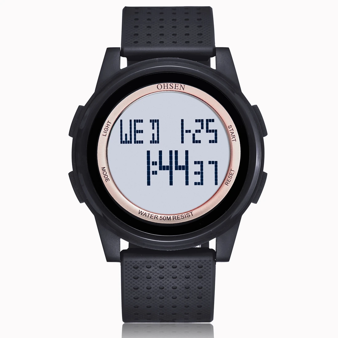 Rose Gold wristwatch OHSEN розовое золото led водонепроницаемые женские часы модные спортивные женские наручные часы reloj mujer цифровые часы для бега браслет часы - Цвет: Rose Gold wristwatch
