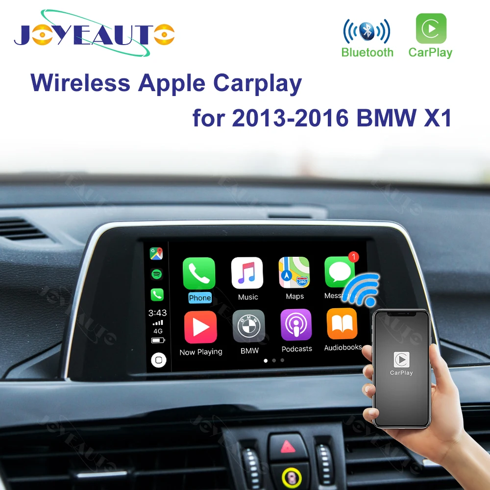 Joyeauto wifi беспроводная Apple Carplay Модифицированная X1 F48 NBT 2013- для BMW Поддержка камеры заднего вида Waze Spotify Google maps