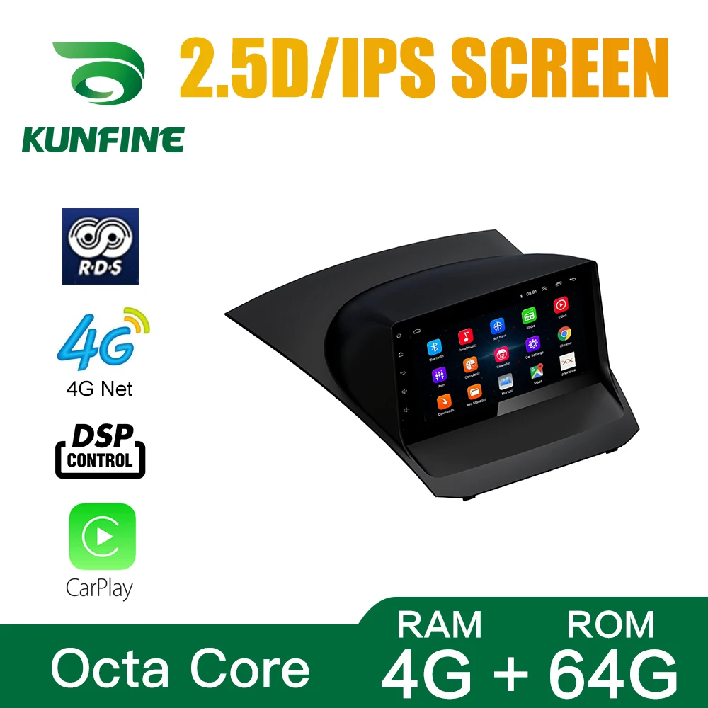 Car Radio For Ford Fiesta 2009 2012 Octa Core Android 10.0 Car DVD GPS