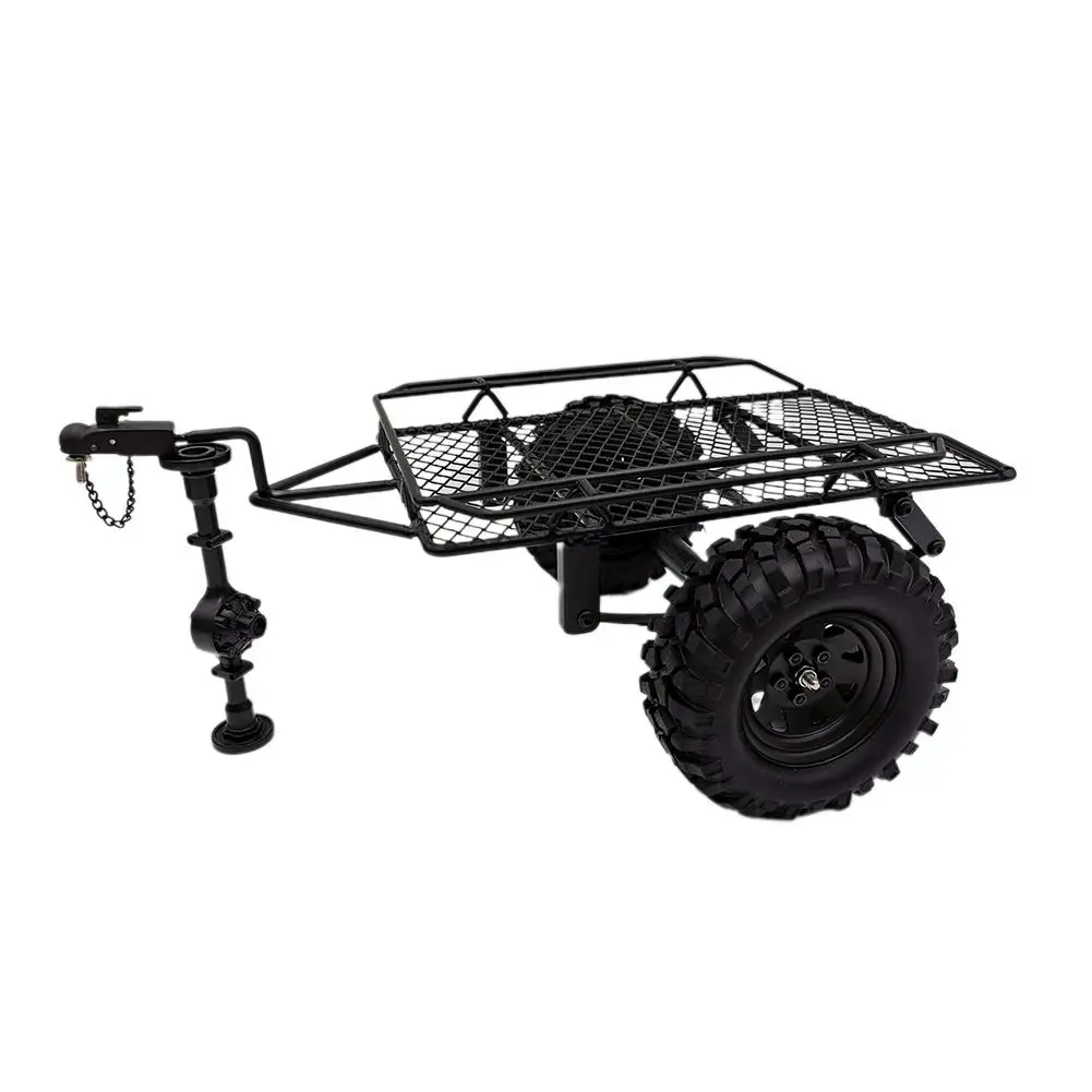 

None 1/10 Simulation Climbing Car DIY Metal Trailer for D90 SCX10 TRX-4