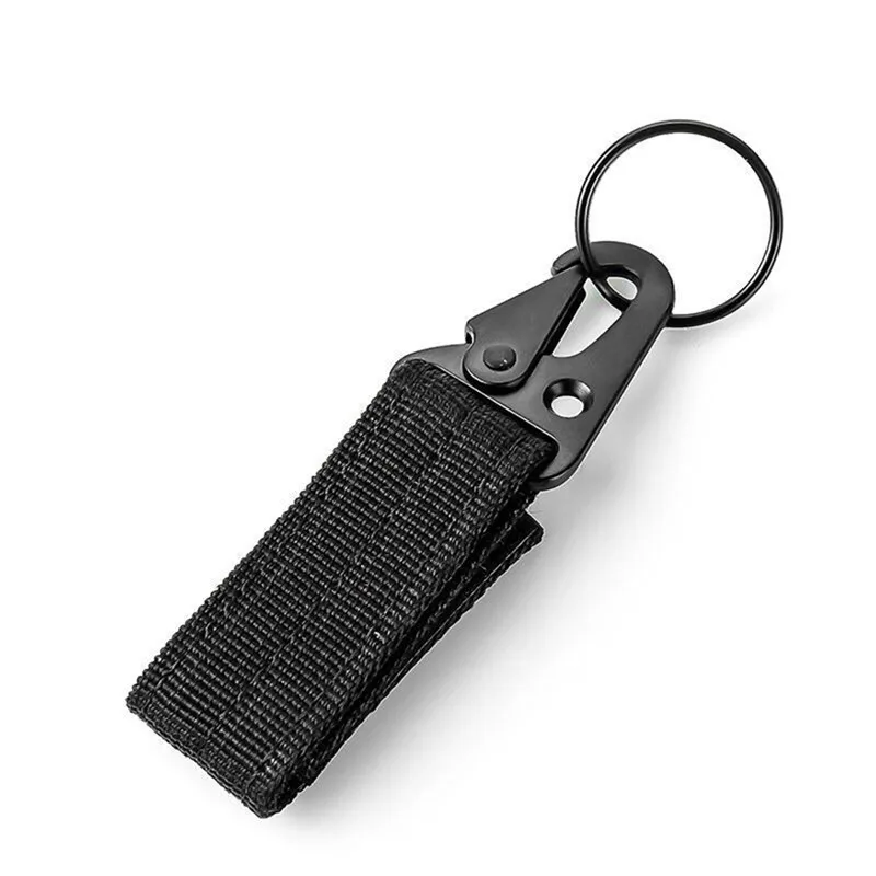 black 3PCS 3 шт. molle прикрепить Зажим для ремня лямки Рюкзак ремень Quickdraw застежка Открытый комплект Карабин лагерь тактическая дорожная сумка hike bushcraft - Цвет: black 3PCS