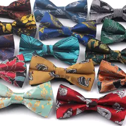 Модный мужской галстук-бабочка классический жаккардовый тканевый галстук-бабочка для мужчин деловые свадебные костюмы для взрослых
