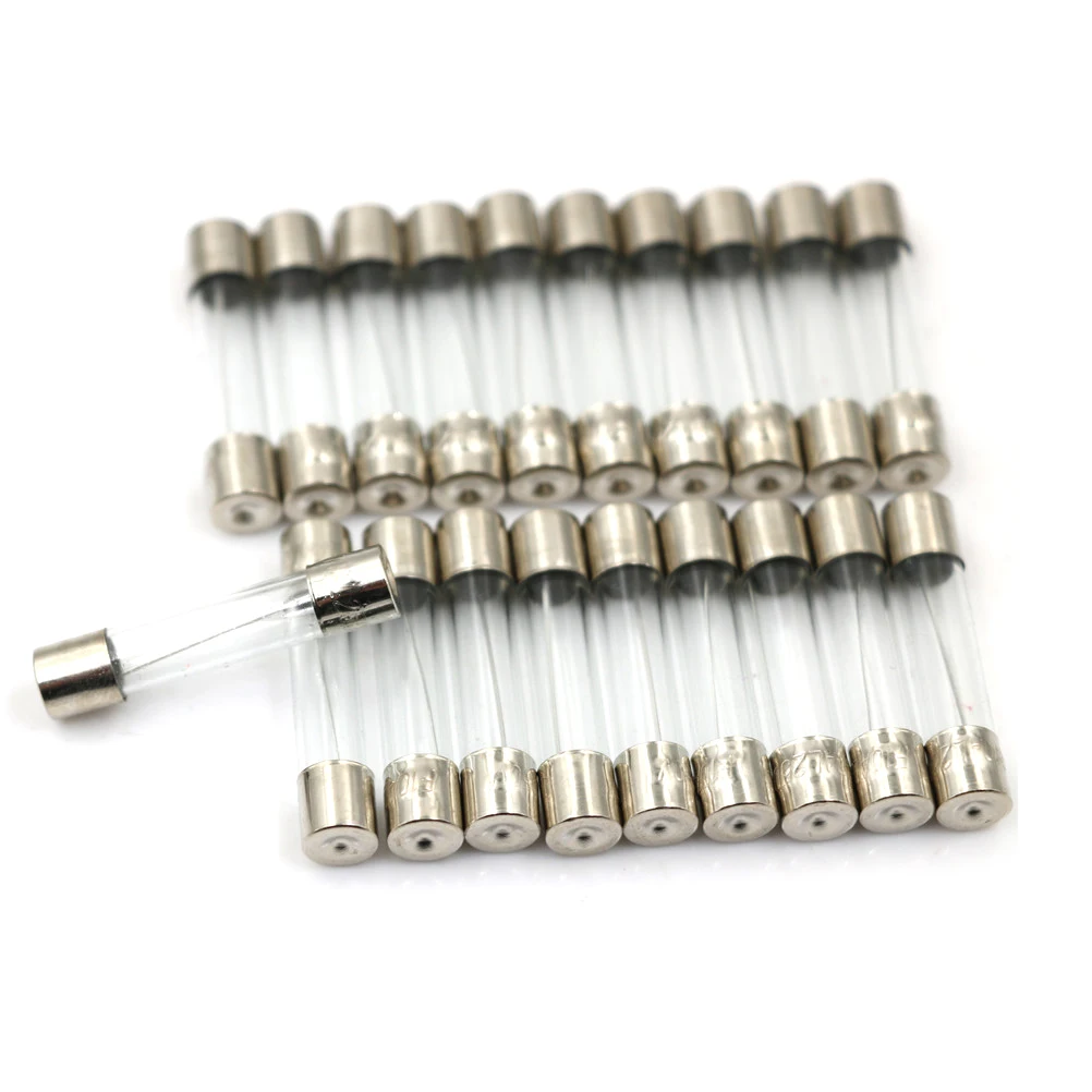 NEW 20pcs  Quick Fast Blow Fuse Glass Tube Fuses 250V 5A/10A/15A/20A 6x30 6*30mm Wholesale