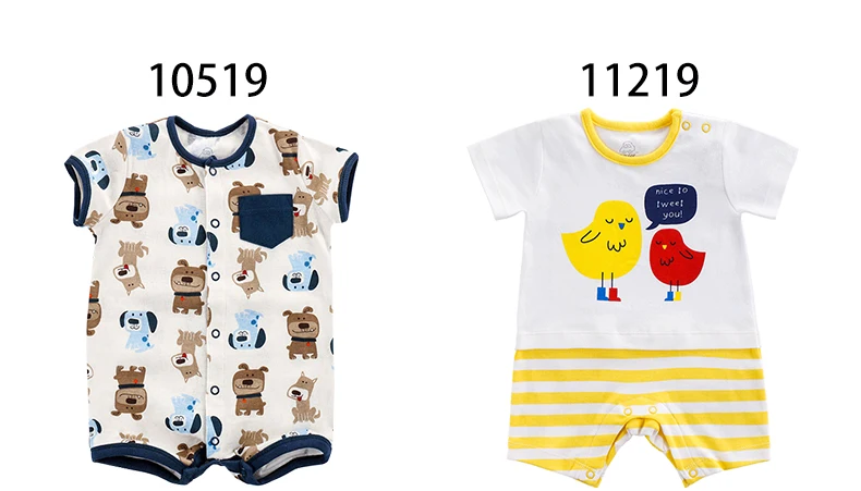 Summer Baby Rompers Boys Girls Jumpsuits Newborn Short sleeve Baby Climbing Clothes Baby Romper Infant Costumes Pajamas Baby Bodysuits for girl 