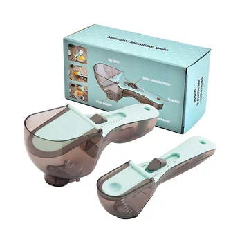 

Measure Cup Adjustable Scale Measuring Spoons Metering Spoon Baking Tool Kitchen Accessories Baking Accessories Kitchen Tools