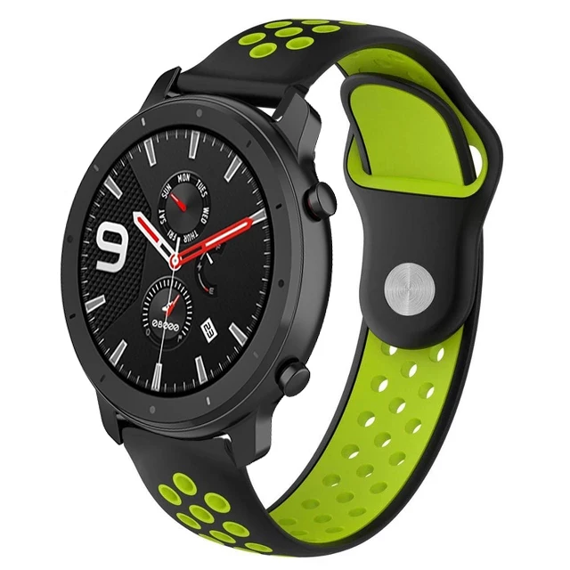Спортивный силиконовый браслет для Xiaomi Huami Amazfit GTR 47 мм 42 мм браслет для Huami Amazfit Замена часов ремешок для часов