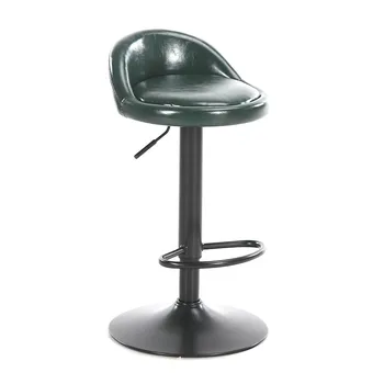 

European Style Iron Bar Chair Lift Chair American Retro Bar Chair High Foot Stool Simple Back Chair Package