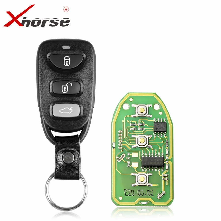 Универсальный дистанционный ключ Xhorse XKHY01EN брелок с 4 кнопками для Hyundai Type VVDI Key Tool