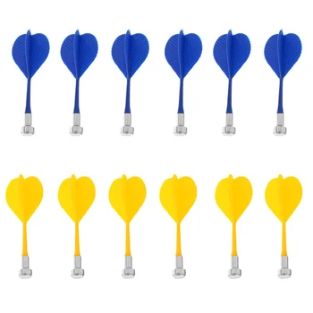 

12 Pieces Magnetic Darts Safety Replacement Darts for Magnetic Dart Board Indoor Game Accessories
