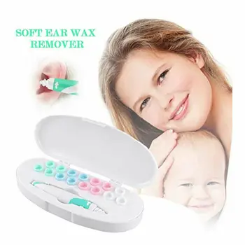 

Electric ear wax removal tool soft ear cleaning for ear wax removal ear cleaner ears plugs spirals care cleaning Device tool
