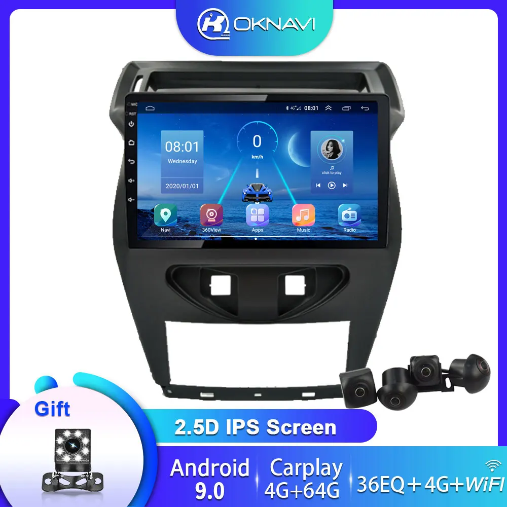 

10" Android 9.0 DSP Car Radio GPS Multimedia Player For Citroe New C-Quatre 2012-2019 With RDS Navigation 2 din Bluetooth WIFI