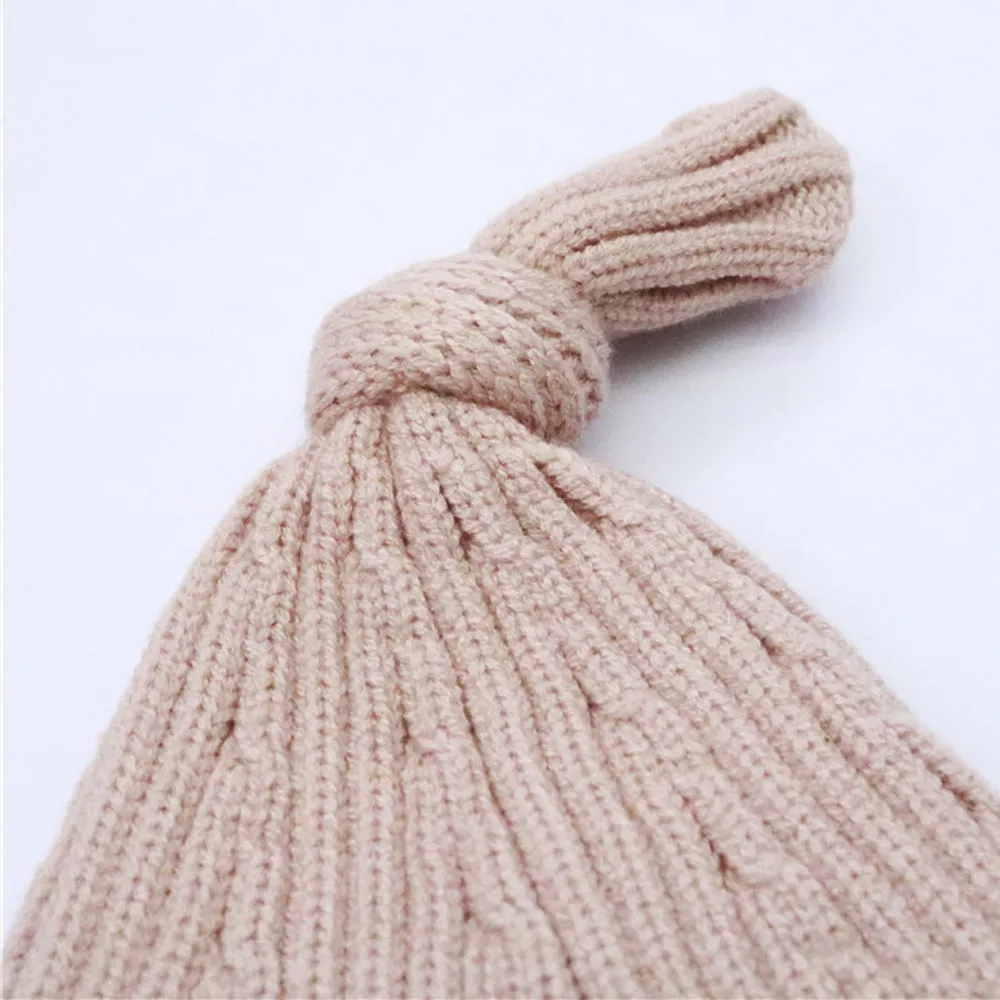 Детская зимняя Лыжная шапочка шапка бини шапка-собачка כknit Knit вязаная шапка s зимние наушники Толстая теплая шапка Аппликация Милая шляпа Baotou# H