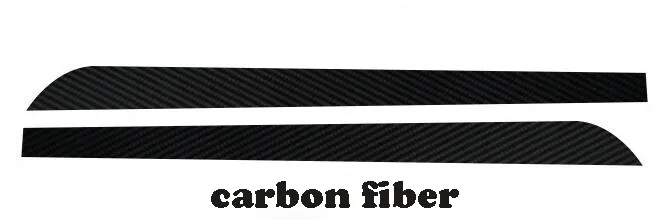 Carbon fiber Автомобильная наклейка, молдинги для боковой двери, накладка, линия отделки, защита для Toyota Camry, аксессуары, автомобильные аксессуары - Название цвета: Carbon fiber