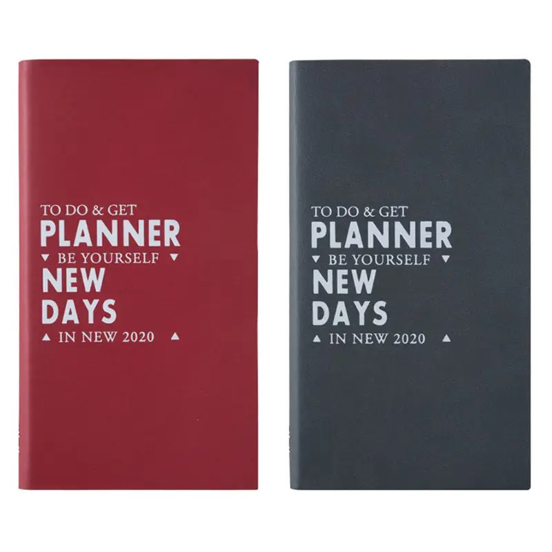 

Agenda 2020 Planner Organizer A6 Daily Weekly Notebook Manual Travel Schedule