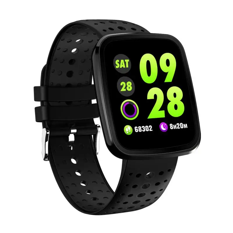 V6 IPS Color Screen Smart Wristband Heart Rate Monitor Fitness Tracker IP67 Waterproof Heart Rate Monitor Bluetooth Smartband