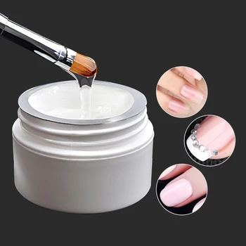 

New UV Nail Art False Extension Glue Liquid Manicure Tools Nail Art Accessories UV Phototherapy Nail Decoration Nails Tips Gel