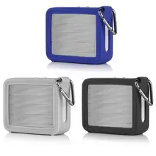 1 шт Анти-осень мягкий силиконовый защитный кожаный чехол с карабином для GO 2 беспроводные Bluetooth аксессуары для динамиков