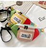 New Japanese Canvas Cartoon Crayon Shinchan Shoulder Bag Cute Boys& Girls Belt Bags Children's Tide Anime Backpack 8-11 Years 4