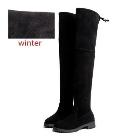 next black long boots
