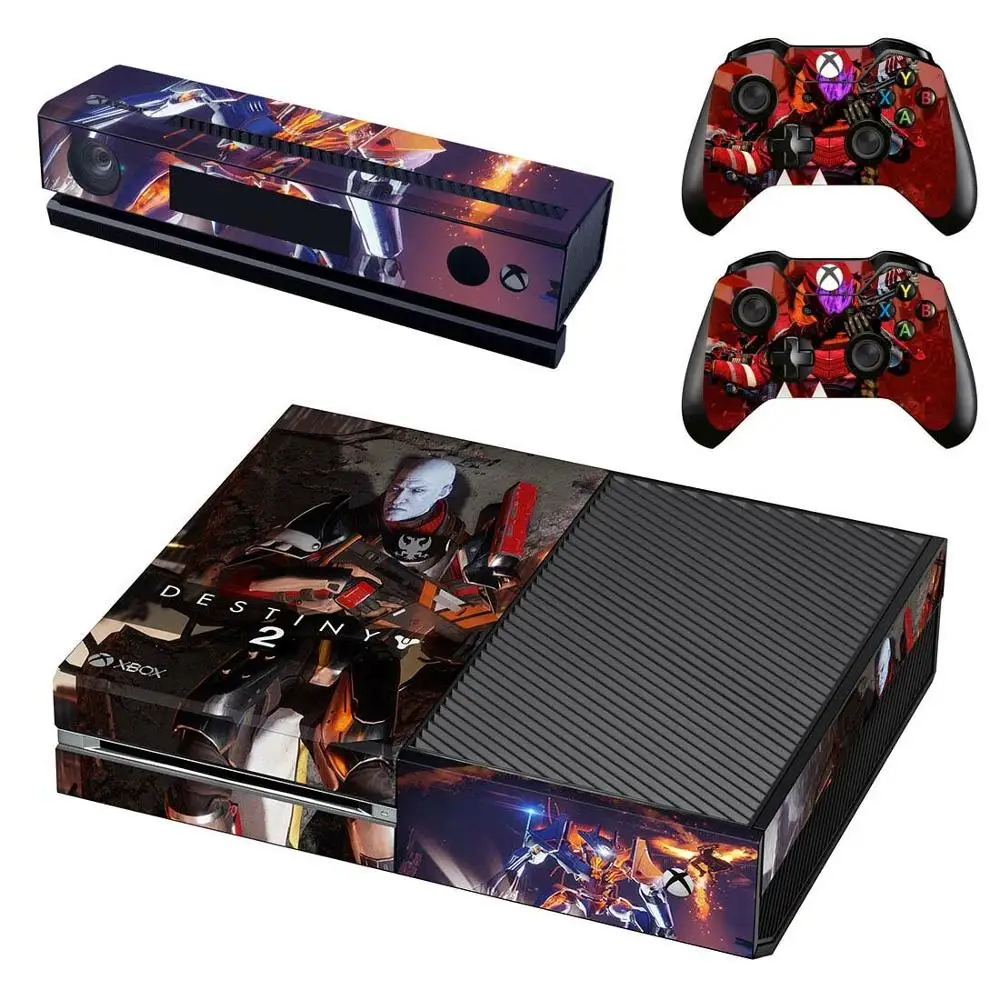 GSTM1091 Destiny 2 Стикеры s для xbox one из винила и кожи Стикеры наклейки для домашнего декора для xbox one консоль игровой Кинект-два контроллера - Цвет: GSTM1091