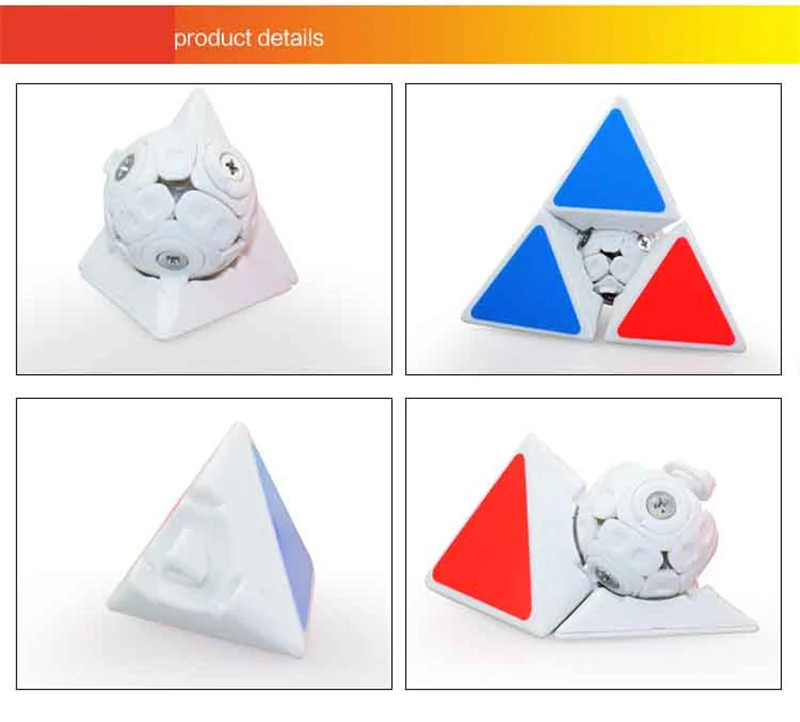 Магический куб Пирамида Cubo Magicos детские игрушки-пазлы Развивающие Brinquedo Educativo анти для веселья, против стресса головоломка куб EE50MF