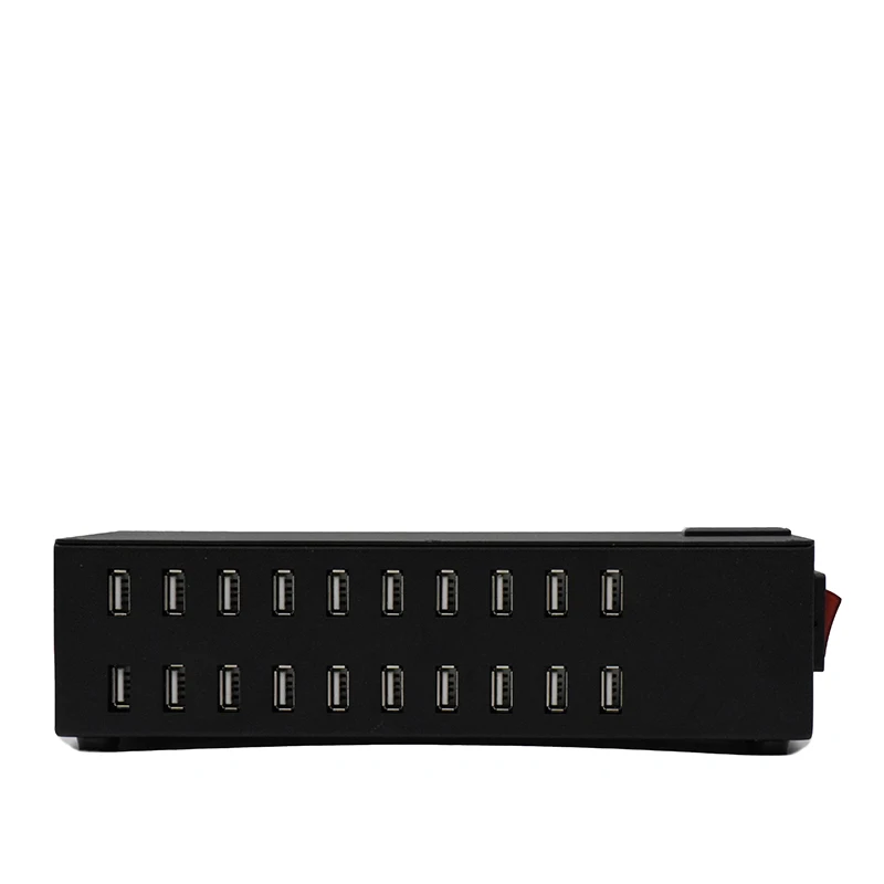 Зарядка через USB станция 20 Порты 200W Несколько Зарядное устройство для отеля школы