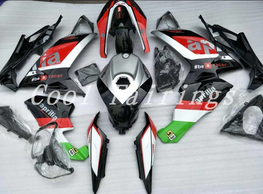 Топ литья под давлением обтекатель комплект подходит для Aprilia RS125 06 07 08 09 10 11 RS4 RSV 125 2006 2009 2011 Обтекатели набор красный серебристый черный