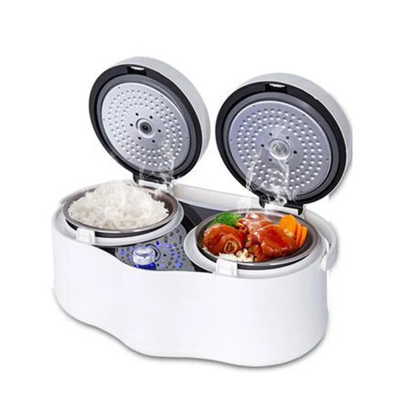 

220V 4L Multifunctional Intelligent Electric Rice Cooker 3 Color Available With 2 Inners Electric Rice Cooker Machine