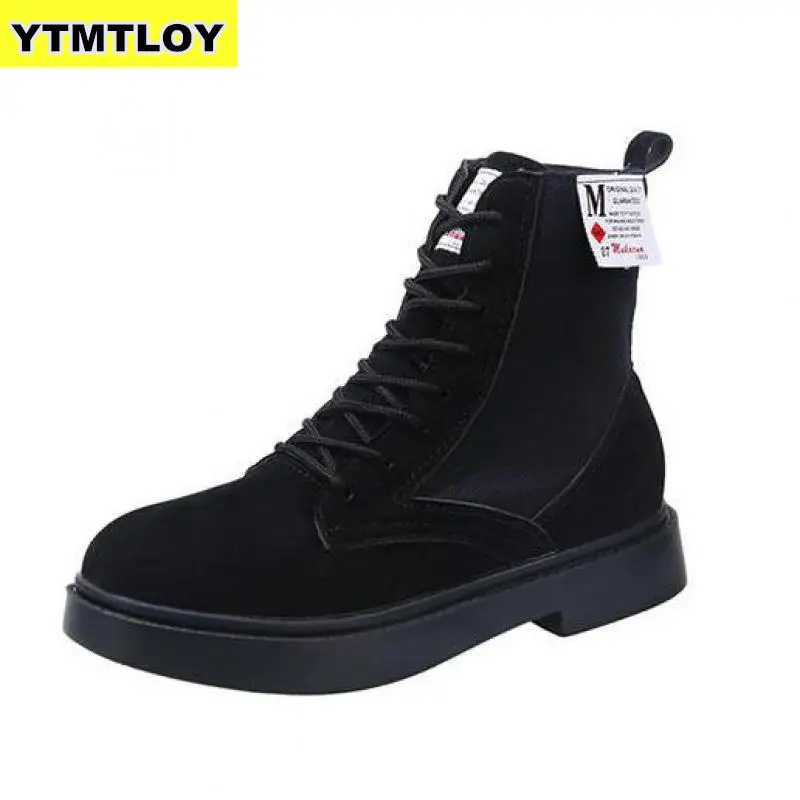 

Autumn And Winter New Autumn And Winter Ankle Boots Ladies Round Head High Heels Fashion Square Heel Zipper Boots