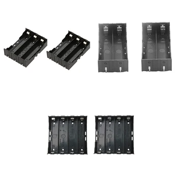 

2Pcs/Set ABS 18650 Power Bank Cases 2X 3X 4X 18650 Battery Holder Storage Box Case 2 3 4 Slot Batteries Container With Hard Pin