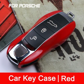

For Porsche Boxster 986 987 Cayman Panamera Macan Cayenne 911 970 997 981 991 92A 2017 Smart Car key case shell wallet cover