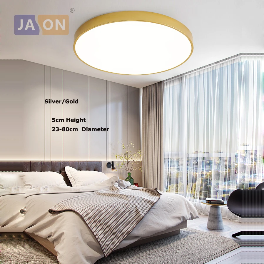 LED Modern Iron Acryl Round Gold Silver 5cm Thin LED Lamp.LED Light.Ceiling Lights.LED Ceiling Light. Ceiling Lamp For Foyer|Ceiling Lights| - AliExpress