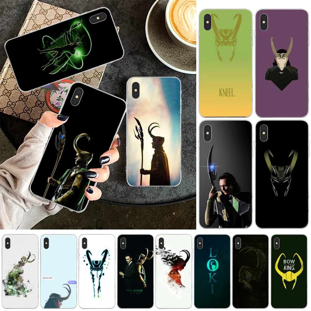 BaweiTE Coque Marvel Hero Loki DIY Luxury Phone Case for iPhone 11 pro XS MAX 8 7 6 6S Plus X 5 5S SE XR cover | Мобильные телефоны