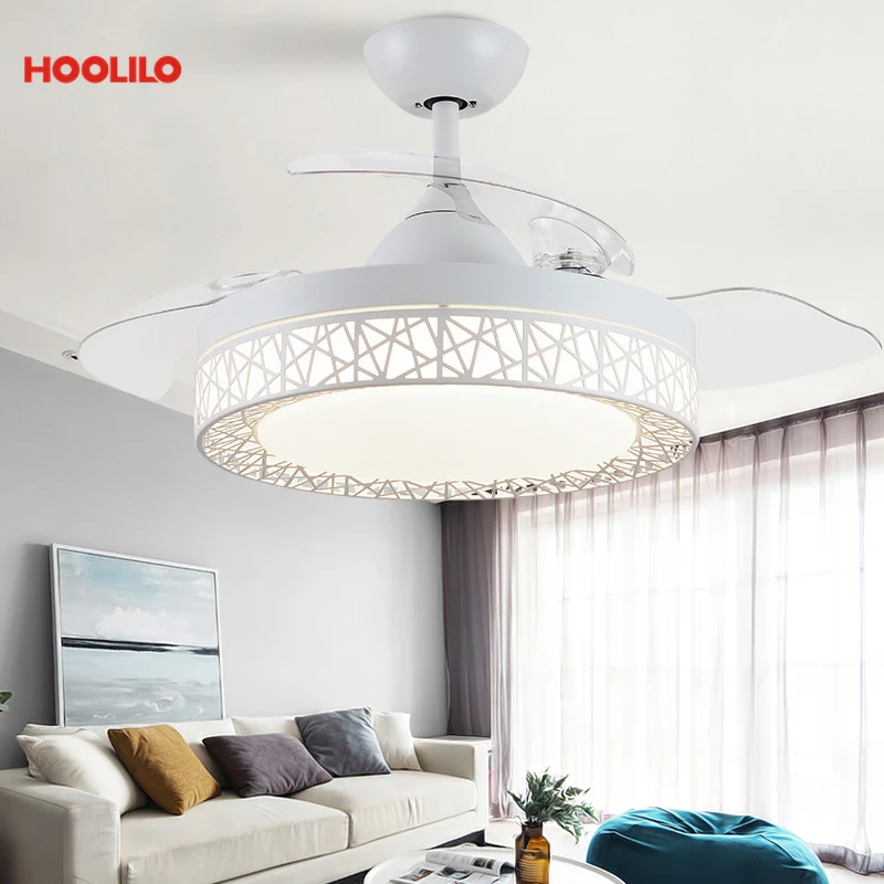

Modern White110V Ceiling Fan with Light Remote Control High Quality 220v 36/42inch Chandelier Ceiling Fan Remote free shiping